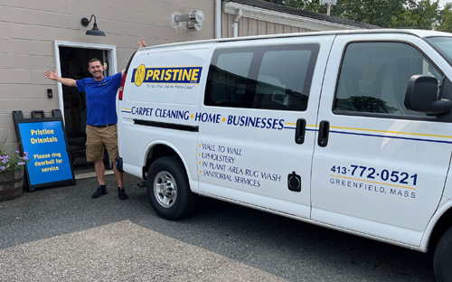 Pristine Oriental Rug Cleaning - Tyler with Truck